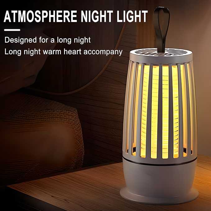 LED Mosquito Killer Lamp Electronic Bug Zapper Flies Catcher Eco Friendly